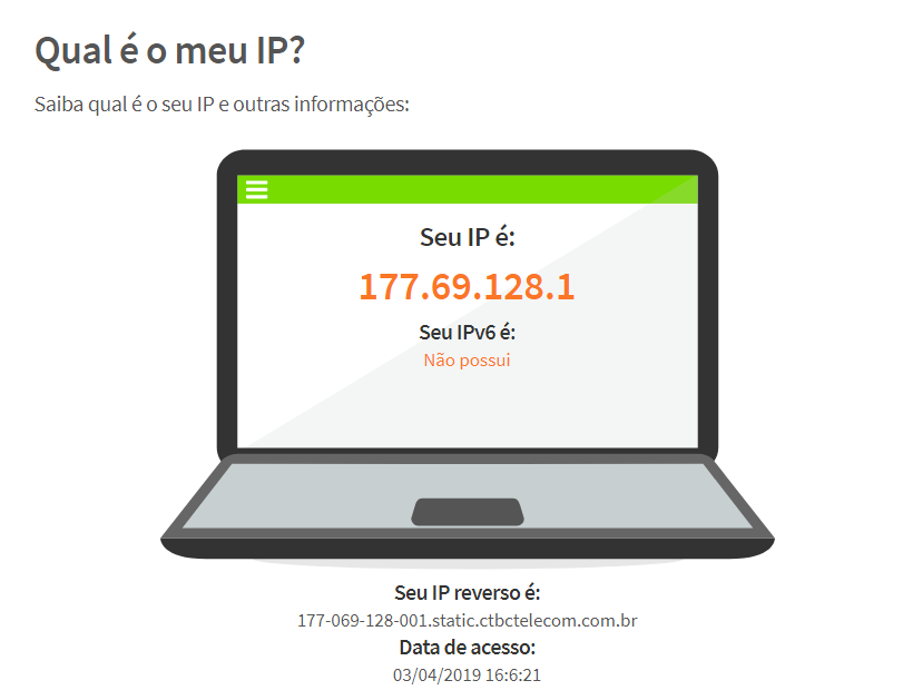 Como descobrir de onde é um IP