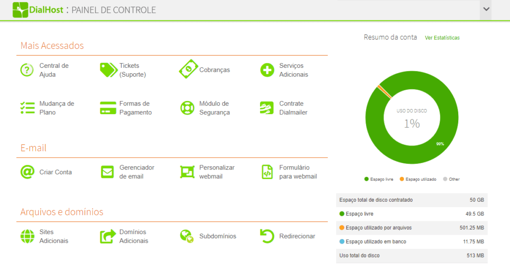 Hospedagem de sites